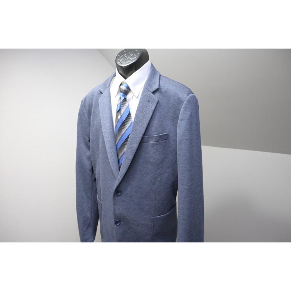 PJ Paul Jones Blue Sports Blazer Jacket 2 Button Stretch Mens Size 2XL